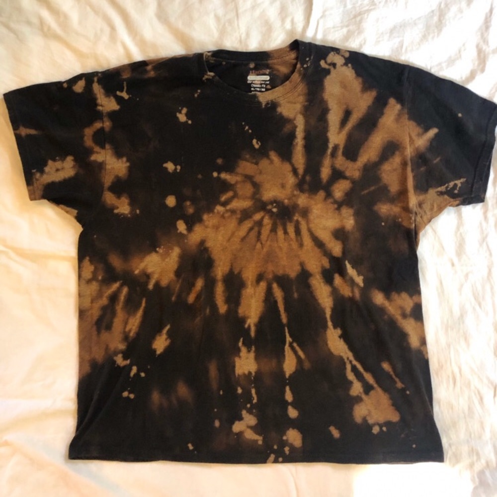 Oversized hand dyed tee